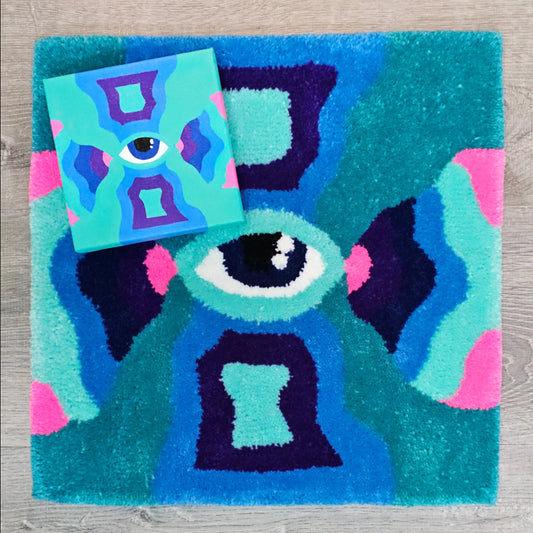 Effervescent Art Shop Collab Eye Painting + Rug Set