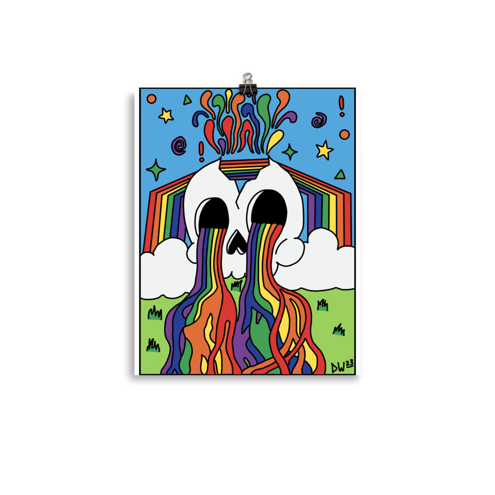 Rainbow Tears Poster Print