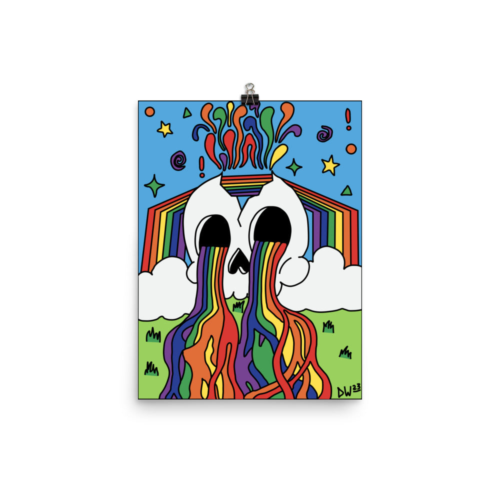 Rainbow Tears Poster Print