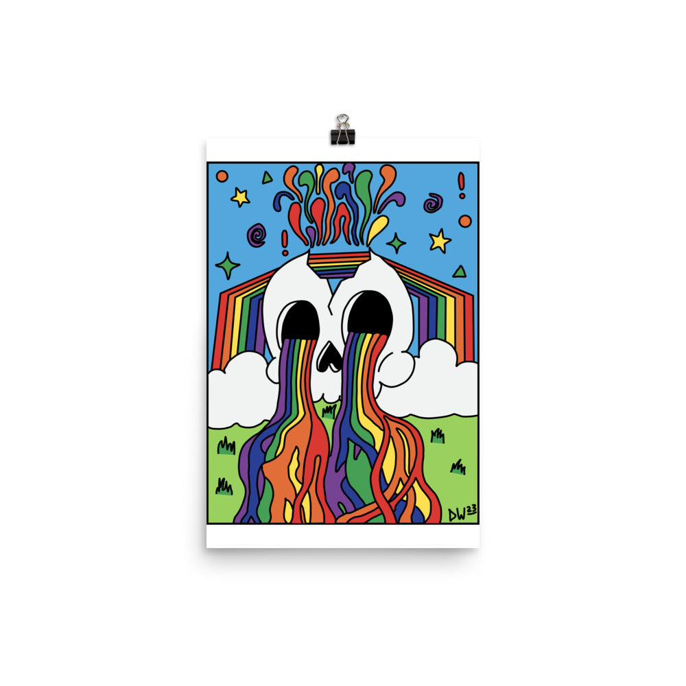 Rainbow Tears Poster Print