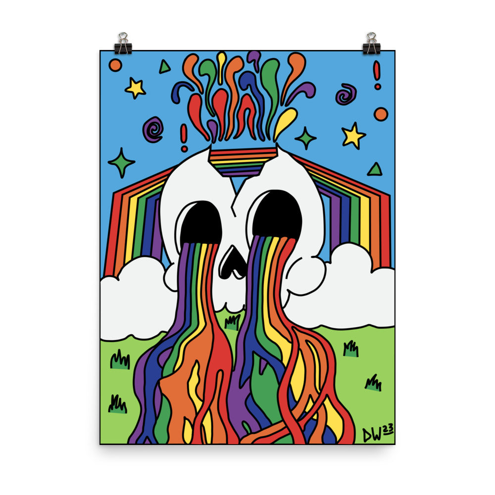 Rainbow Tears Poster Print