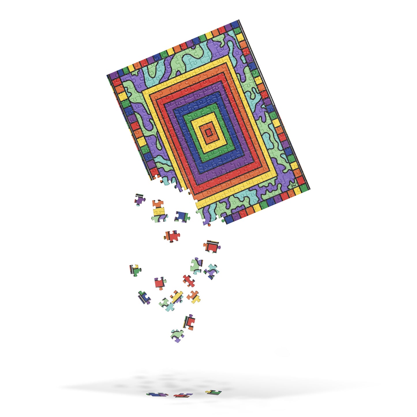 Rectangular Rainbows Jigsaw Puzzle