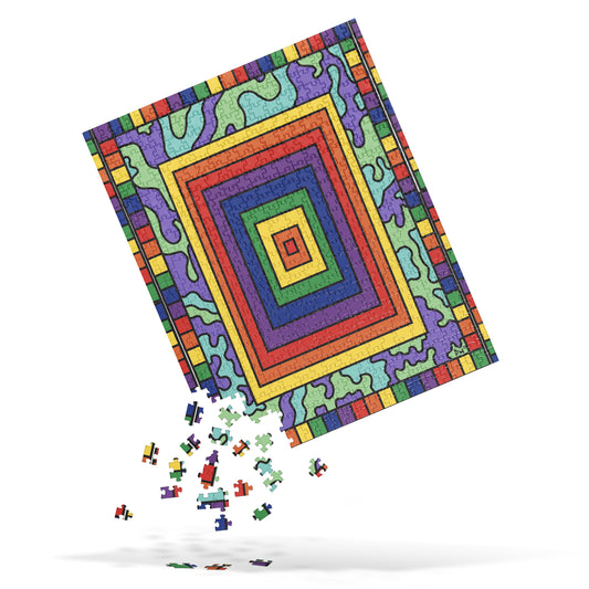 Rectangular Rainbows Jigsaw Puzzle