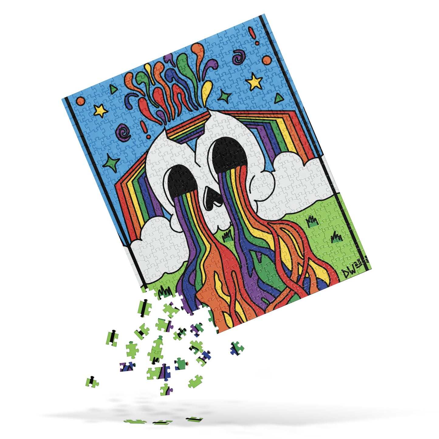 Rainbow Tears Jigsaw Puzzle