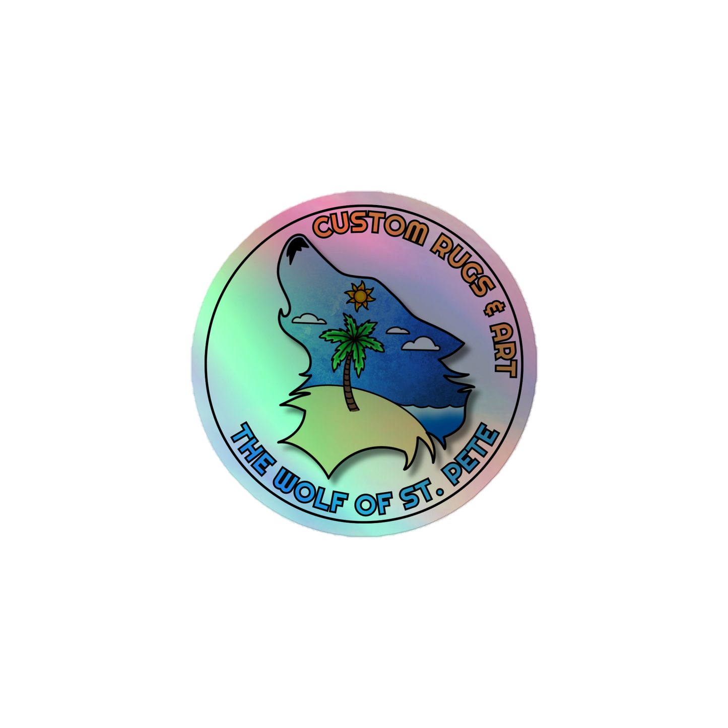 TWoSP Circle Logo Holographic Sticker