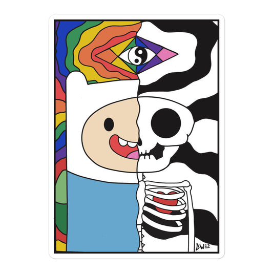 Psychedelic Time! Sticker