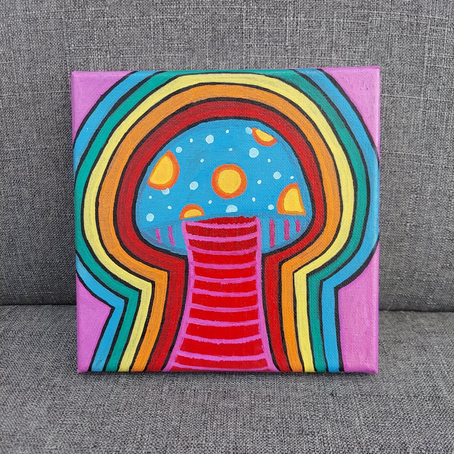 "Trip Under the Rainbow" Canvas