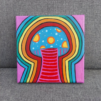 "Trip Under the Rainbow" Canvas